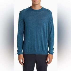 Jack Victor Bailey Merino Wool silk linen Blend crewneck sweater Sweatshirt NWT